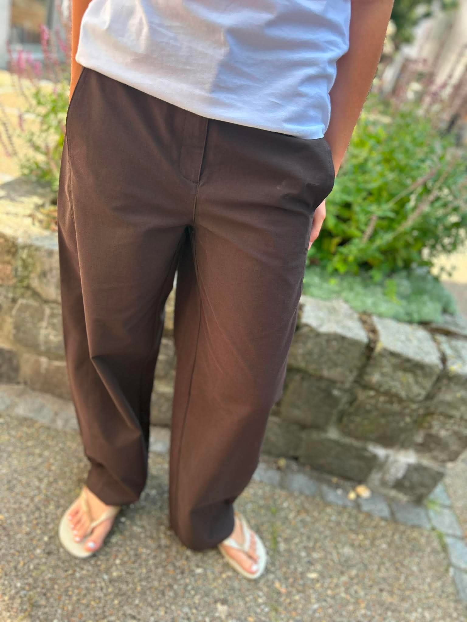 VMSOFIA Trousers - Chocolate Torte